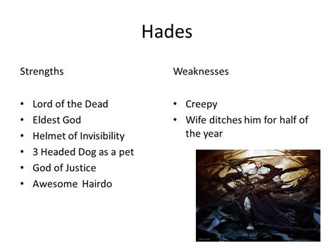 hades strengths and weaknesses.